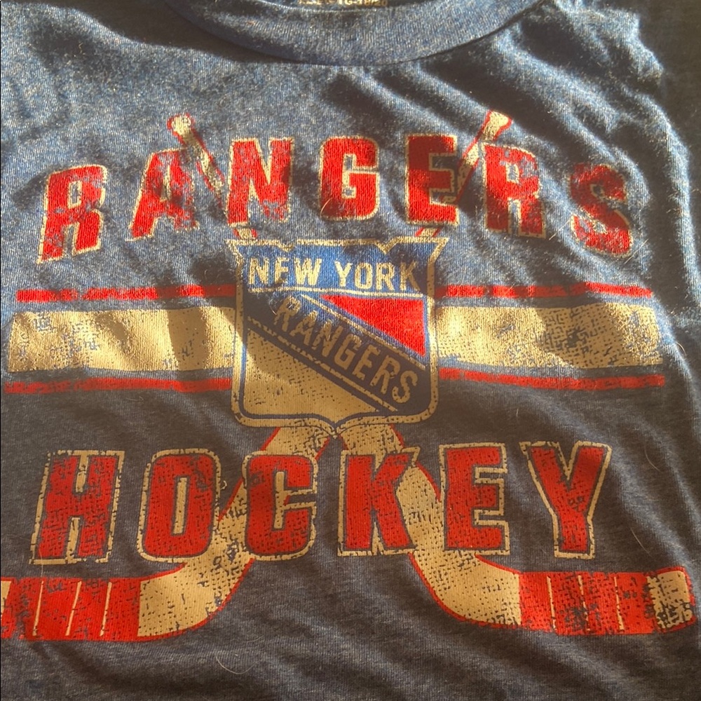 Rangers Kids Blue Hockey Shirt